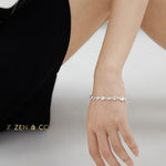 TAHOE Fluid Way of Water silver bracelet - ZEN&CO Studio