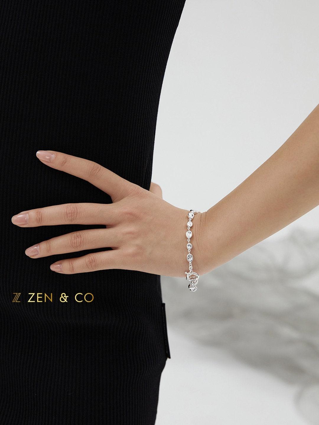 TAHOE Fluid Way of Water silver bracelet - ZEN&CO Studio