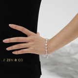 TAHOE Fluid Way of Water silver bracelet - ZEN&CO Studio