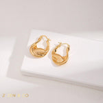 THEA Molten hoop earrings - ZEN&CO Studio