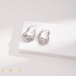 THEA Molten hoop earrings - ZEN&CO Studio