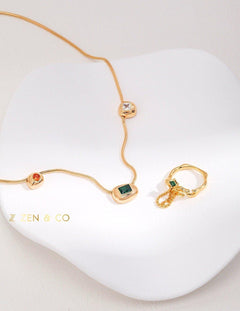 VANESA Multicolor Charm Necklace - ZEN&CO Studio