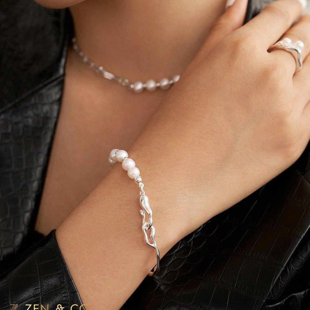 VICTORIA Romantic Pearl bracelet - ZEN&CO Studio