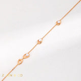 WHITNEY Gold layering necklace with dainty pearls - ZEN&CO Studio