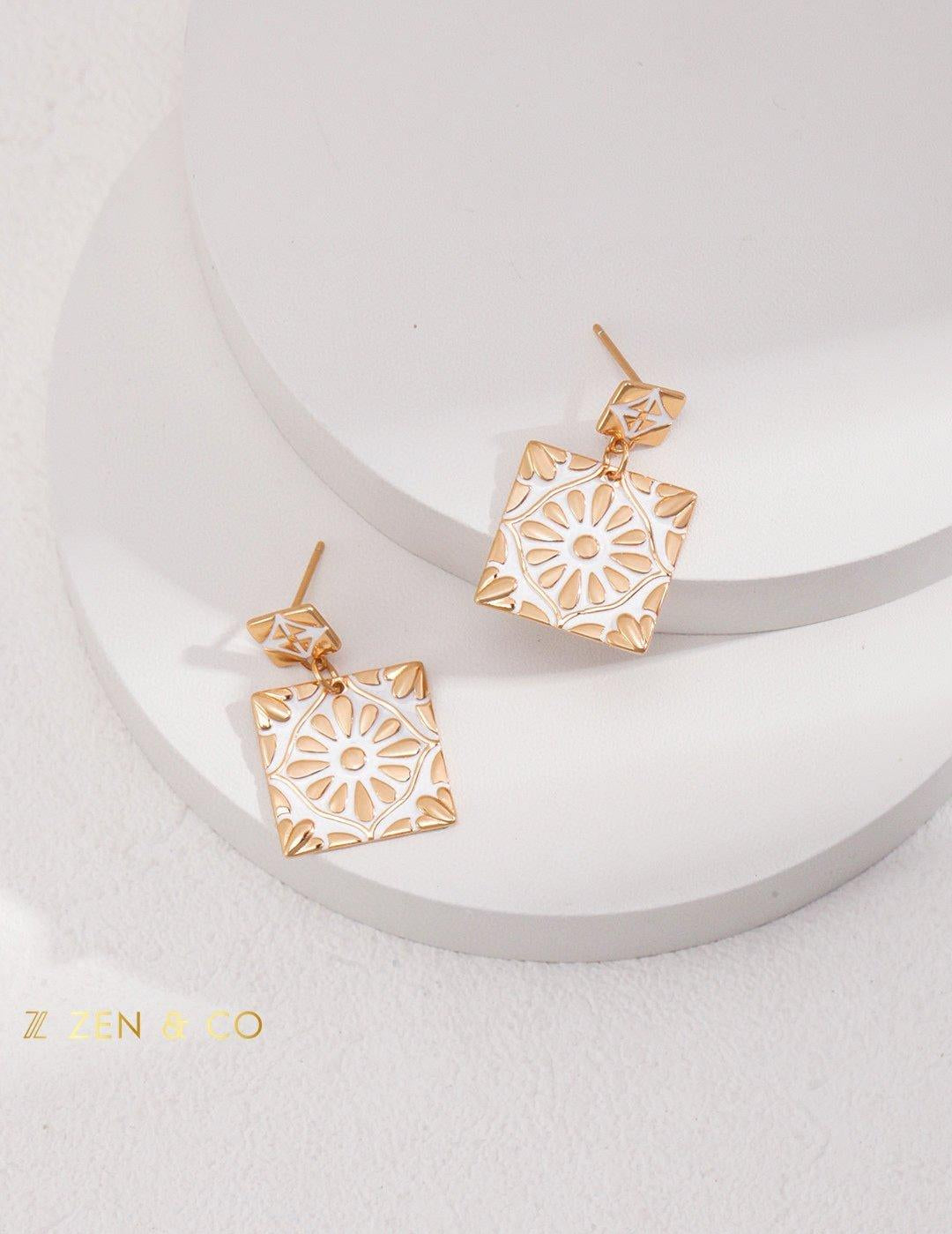 ZARAH vintage statement earrings - ZEN&CO Studio