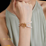 CECE Double layer pearl bracelet - ZEN&CO Studio