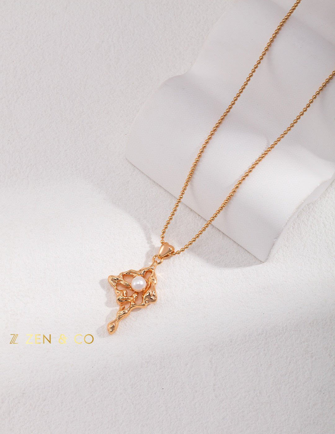 EDEN Cloud shaped pendant necklace - ZEN&CO Studio