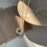 FLOWER POWER Pearl pendant necklace - ZEN&CO Studio