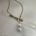HULU Double Pearl necklace - ZEN&CO Studio