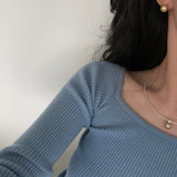 MANILA gold pearl pendant necklace - ZEN&CO Studio
