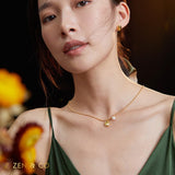 SAMMY Minimalist dainty pearl necklace - ZEN&CO Studio