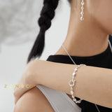 TAHOE Fluid Way of Water silver bracelet - ZEN&CO Studio