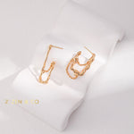 VIOLA Gothic Asymmetric dangle earrings - ZEN&CO Studio