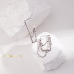 VIOLA Gothic Asymmetric dangle earrings - ZEN&CO Studio